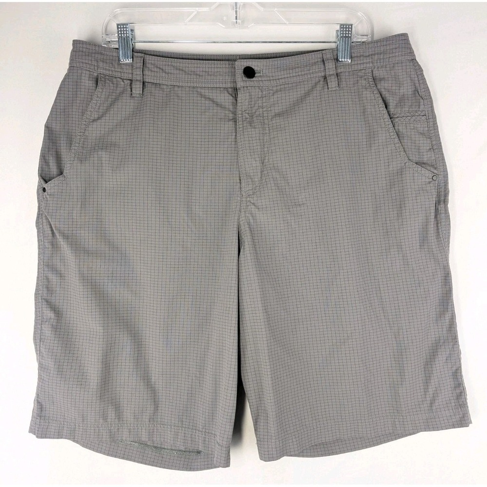 Lululemon‎ Shorts Mens 38 Gray Check 10.5" Inseam Preppy Golf